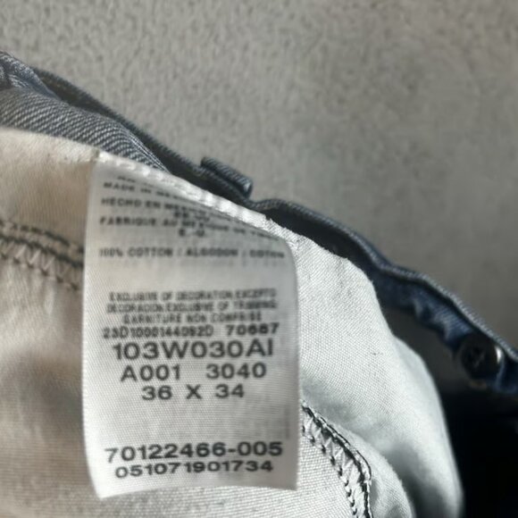 Wrangler Riggs Workwear Carpenter Jeans Mens 36x30 Utility Double Knee Denim - Picture 3 of 3